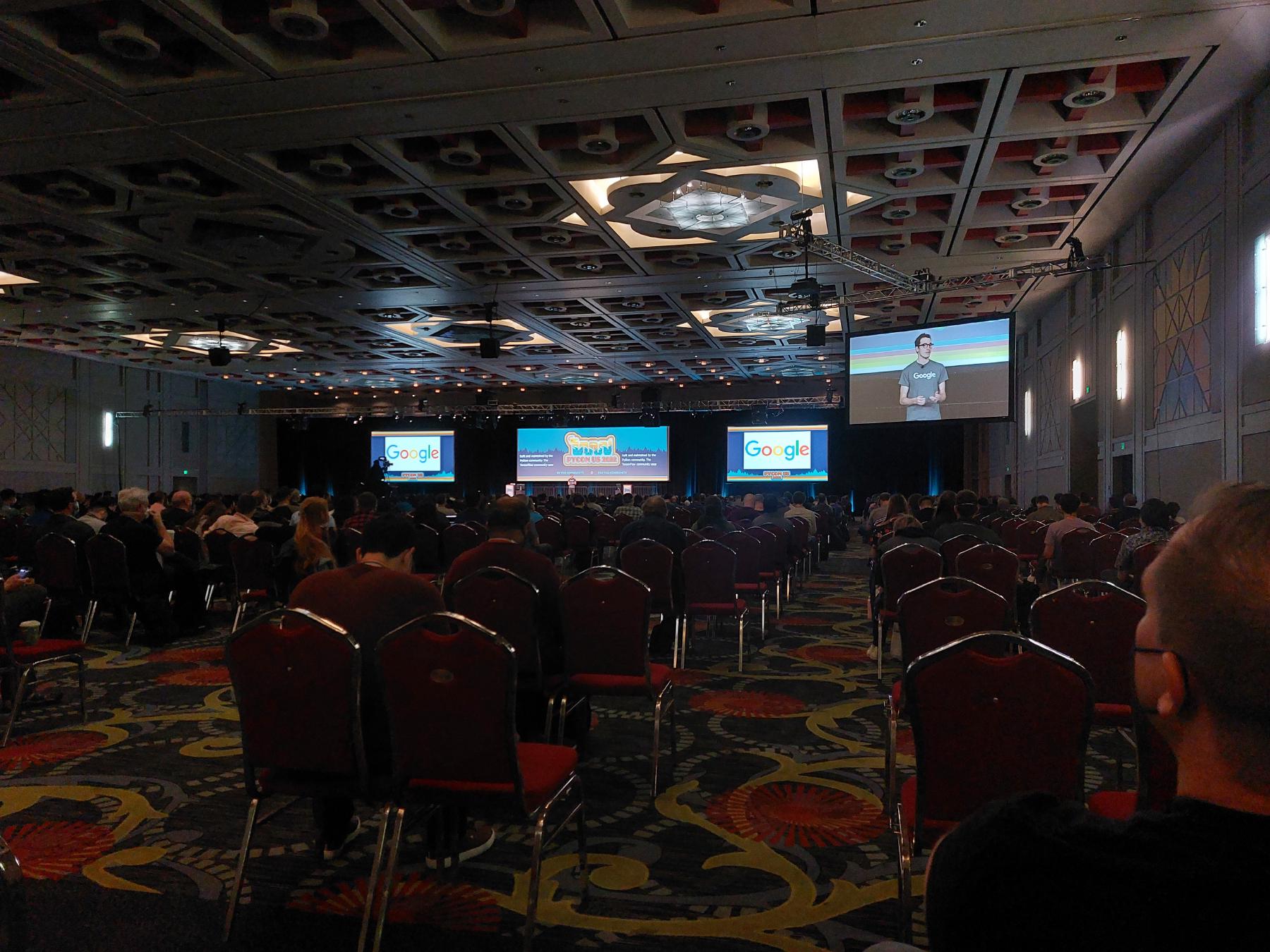 PyCon opening in the Grand Ballroom